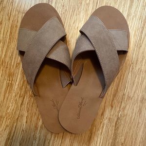 Brown sandals